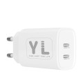 YL 45W PD PPS 2��Ʈ ��� ��Ƽ USB-CŸ�� �ʰ��� ������ �����